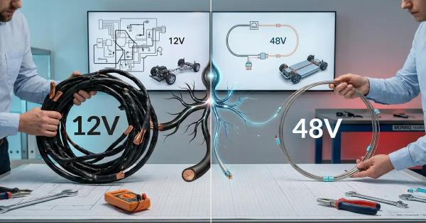 Koniec ery 12V w samochodach. Dlaczego architektura 48V to jedyna przyszłość dla aut elektrycznych?