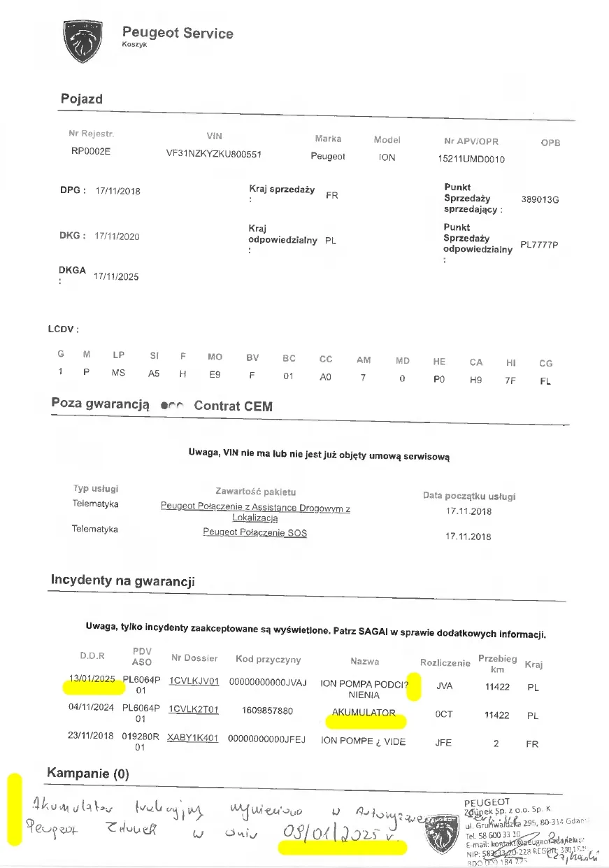 Peugeot iOn idealny stan, NOWA BATERIA, webasto!
